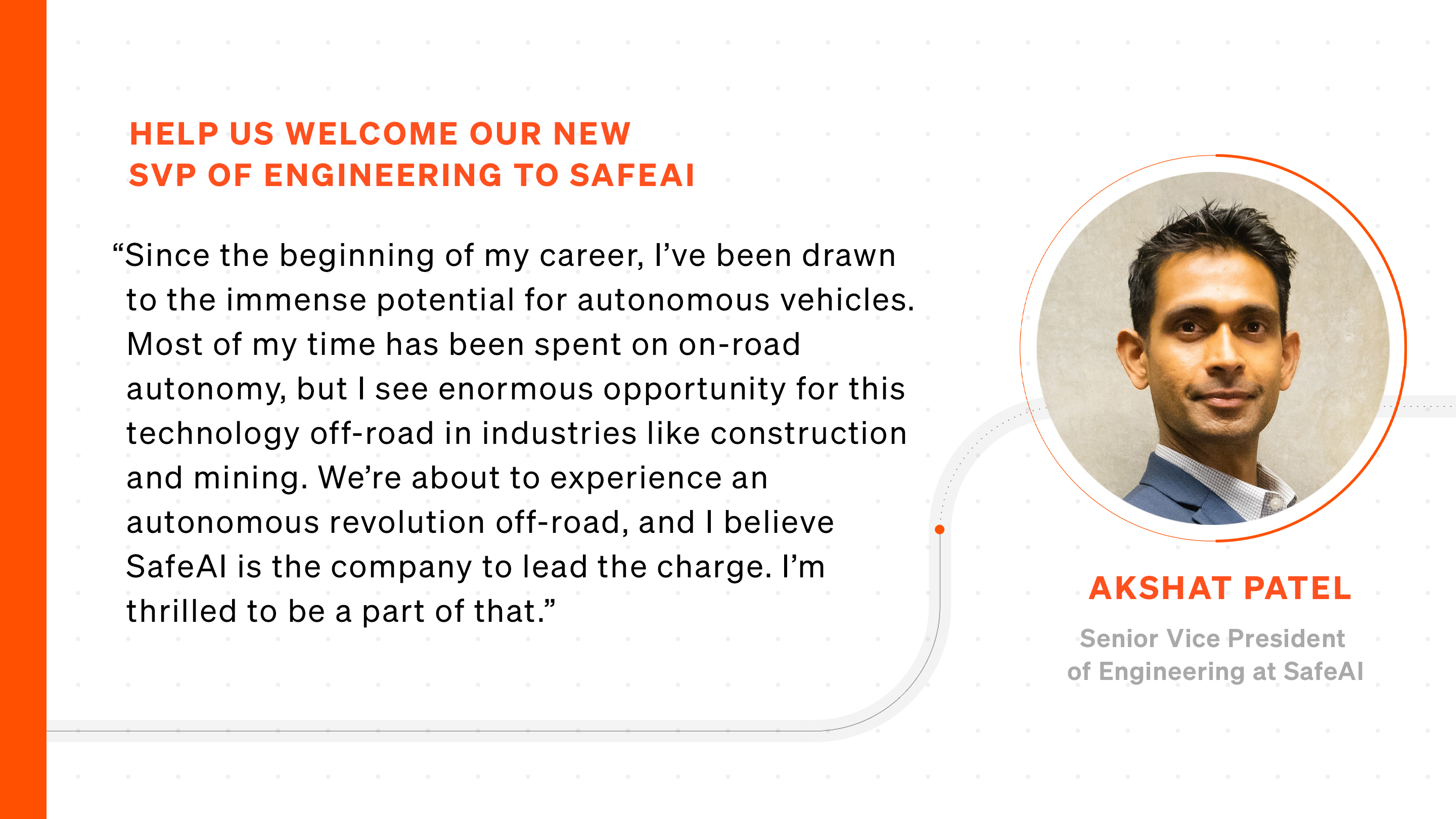 SafeAI Welcomes Senior Vice President of Engineering
